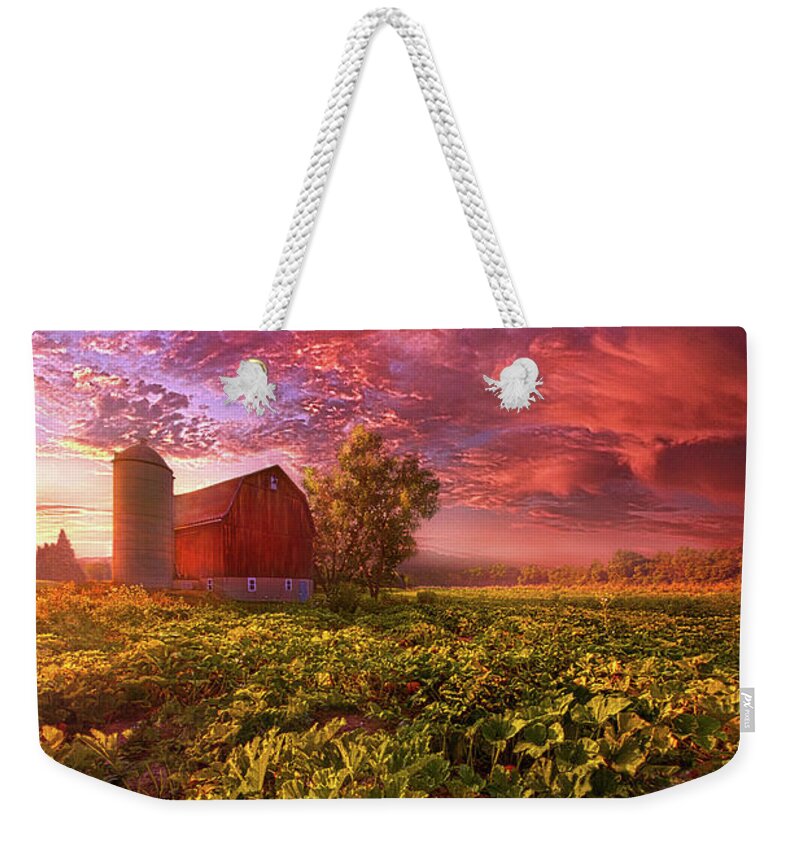 Scenic Weekender Tote Bag featuring the photograph Every Dark Night Turns Into Day by Phil Koch