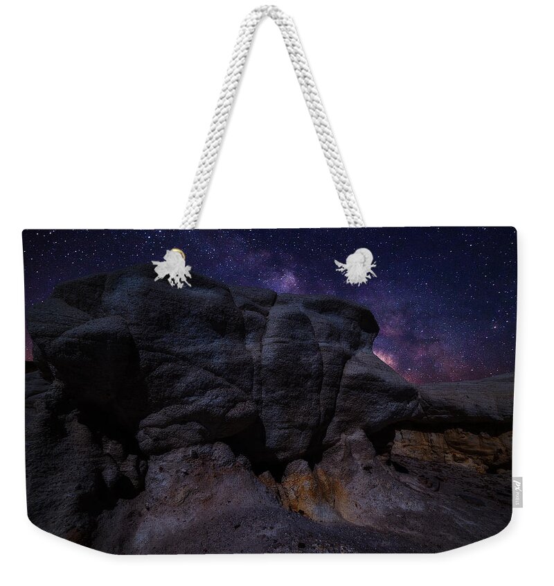 Night Photography Weekender Tote Bag featuring the photograph Exploring Mars by Darren White