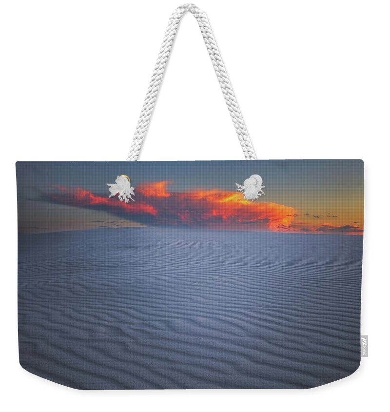 White Weekender Tote Bag featuring the photograph Explosion of Colors by Edgars Erglis