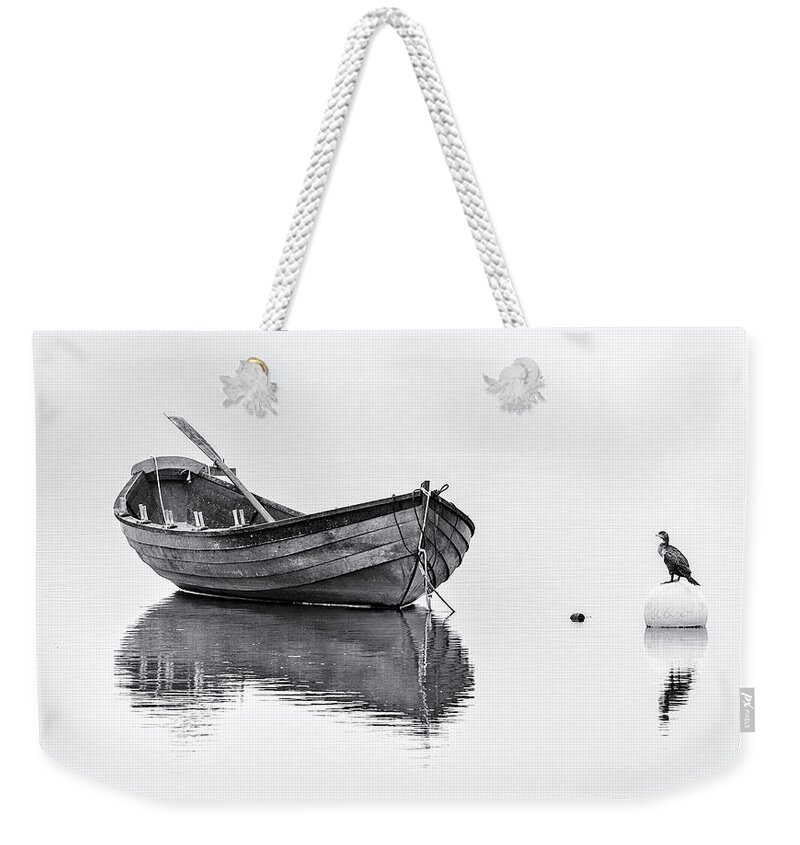Boat Weekender Tote Bag featuring the photograph Eye to Eye by Rob Davies