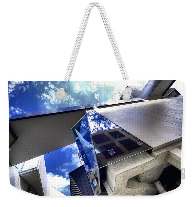 Architecture Weekender Tote Bag featuring the photograph Facetted by Wayne Sherriff