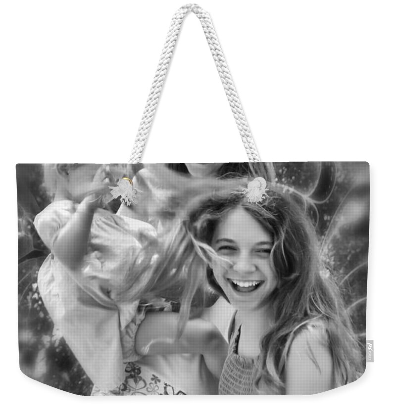 Fairies Weekender Tote Bag featuring the photograph Fairies At Play by Diana Haronis