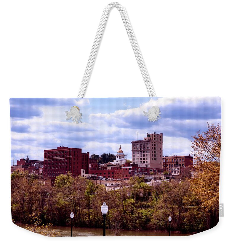 Fairmont Weekender Tote Bag featuring the photograph Fairmont West Virginia by Mountain Dreams