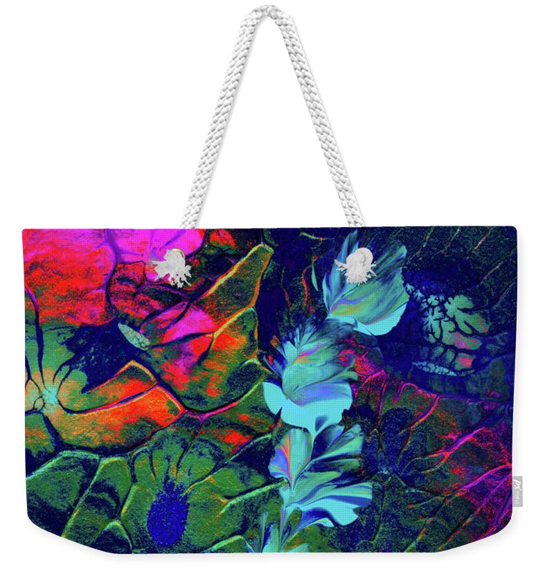 Fairy Weekender Tote Bag featuring the painting Fairy Dusting 2 by Nan Bilden
