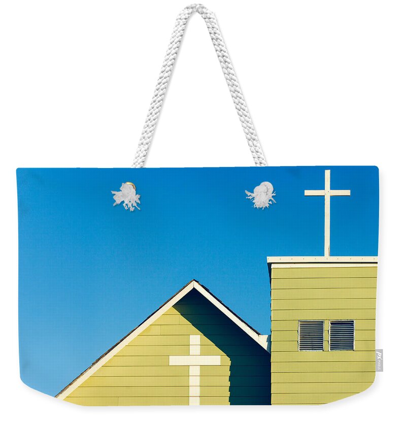 Church Weekender Tote Bag featuring the photograph Faithfully Simple by Todd Klassy