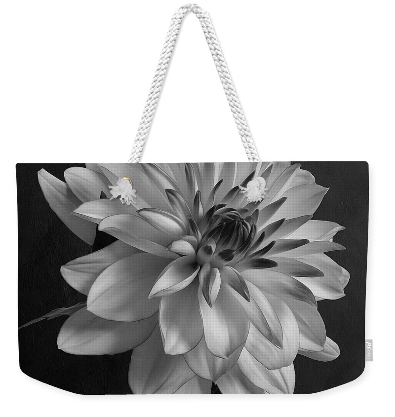 Bw Of Dahlia Weekender Tote Bag featuring the photograph Fall Beauty by I'ina Van Lawick