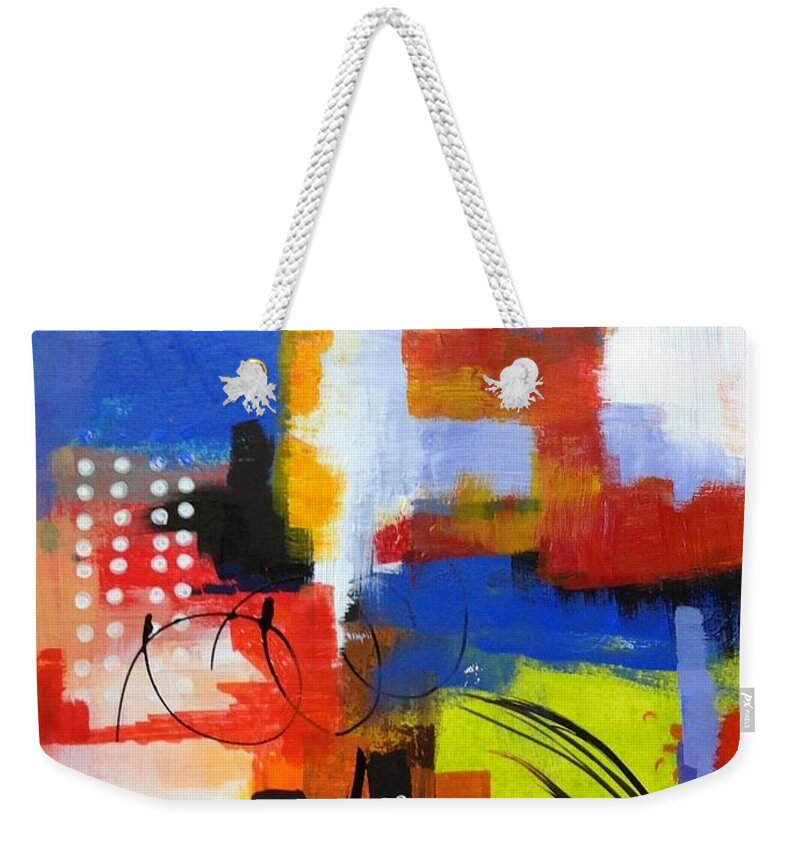 Weekender Tote Bag featuring the painting Day One...30 in 30 Challenge by Suzzanna Frank