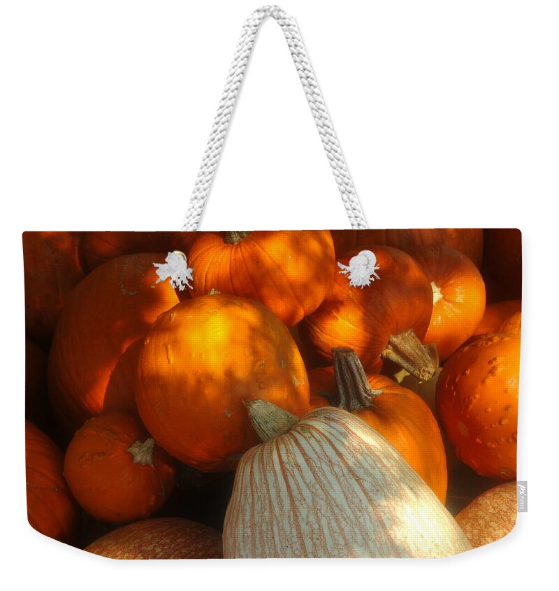 Fall Harvest Weekender Tote Bag featuring the photograph Fall Harvest work C by David Lee Thompson