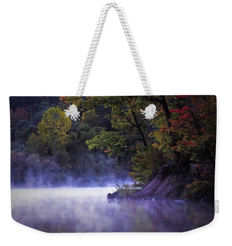 Fall Morning Weekender Tote Bag featuring the photograph Fall Morning by Jackie Sajewski