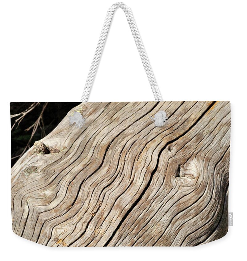 Forest Weekender Tote Bag featuring the photograph Fallen Fir by Ron Cline