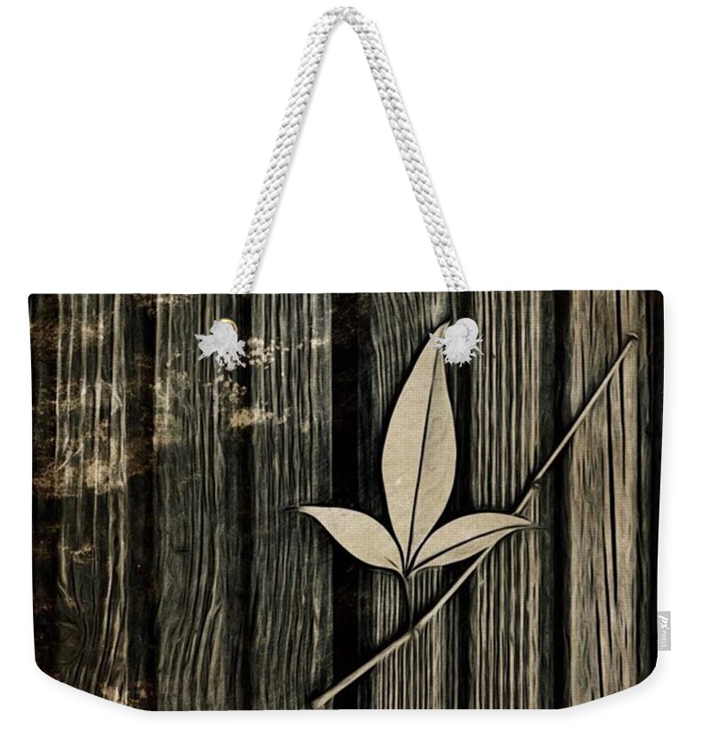 Icolorama Weekender Tote Bag featuring the photograph Fallen Leaf by John Edwards