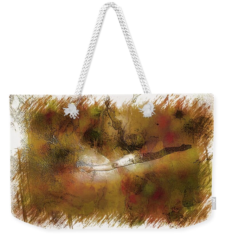 Untitled Weekender Tote Bag featuring the photograph Falls by Jean Francois Gil