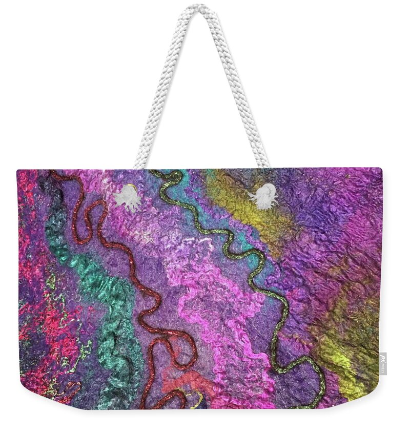Russian Artists New Wave Weekender Tote Bag featuring the photograph Fantasy Mix by Marina Shkolnik