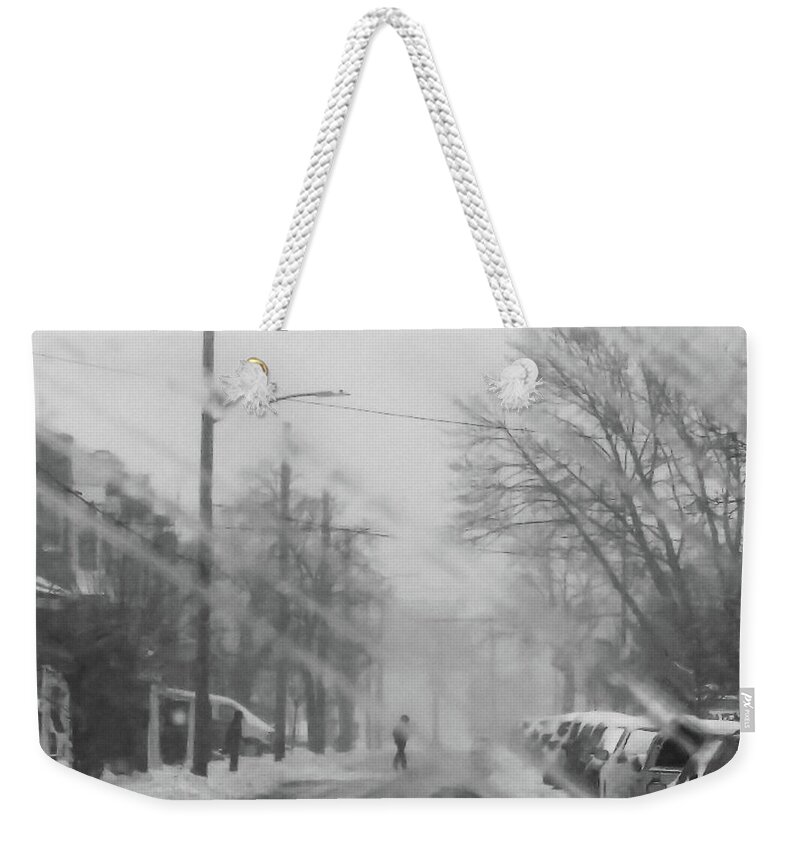  Weekender Tote Bag featuring the photograph Fargo by Rennie RenWah