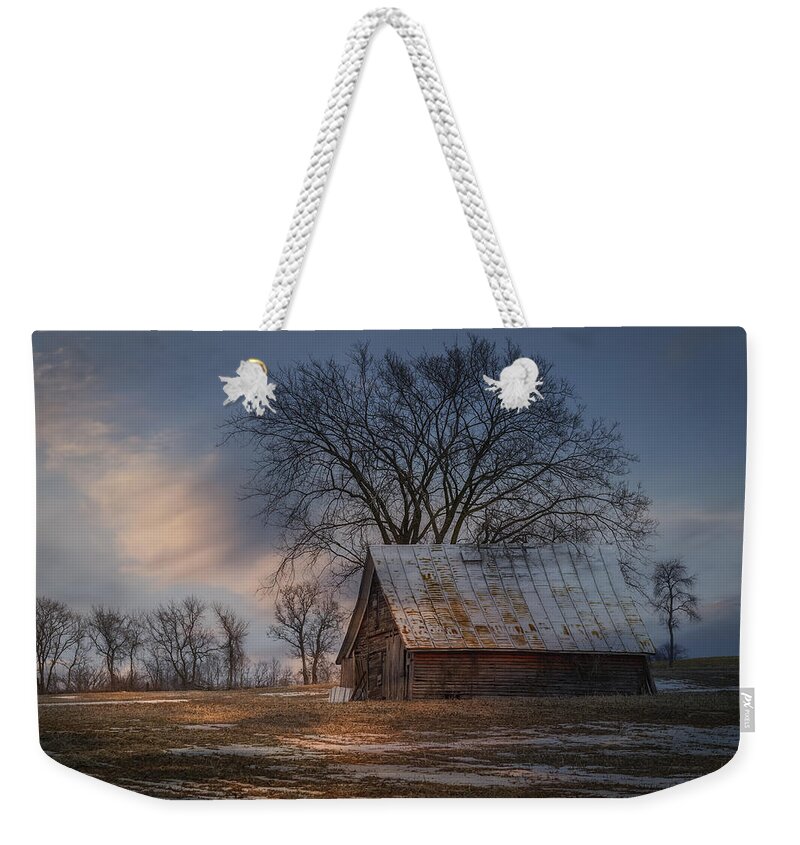 Farm Shed Weekender Tote Bag featuring the photograph Farm Shed 2016-1 by Thomas Young