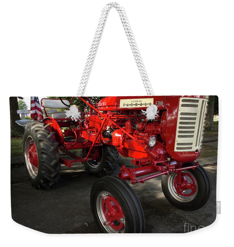 Tractor Weekender Tote Bag featuring the photograph Farmall 130 by Mike Eingle