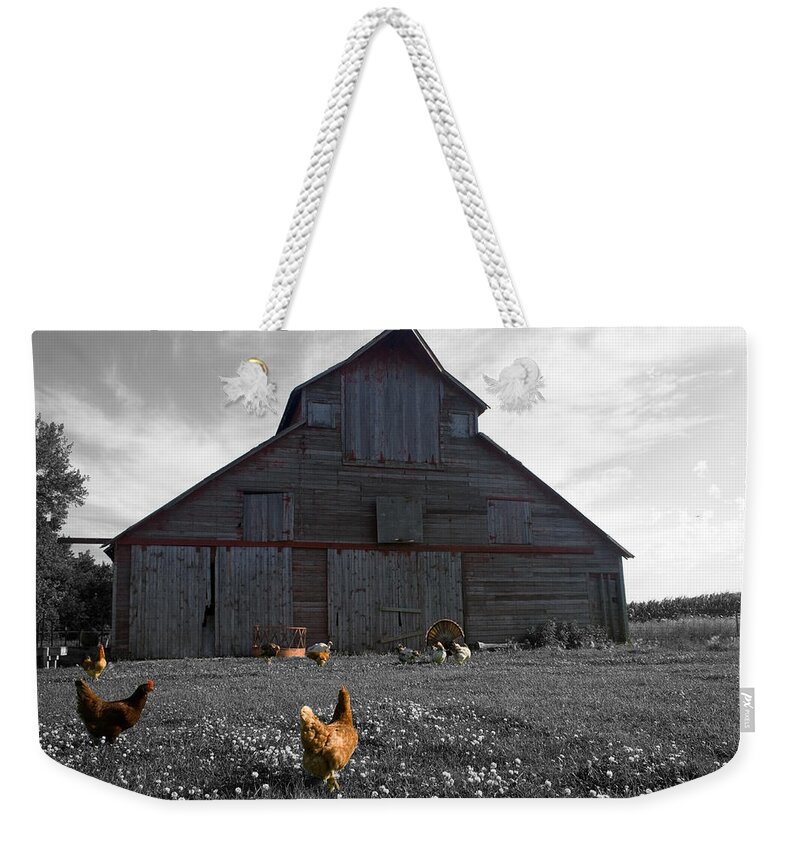 Unique Weekender Tote Bag featuring the photograph Farmer John's by Dylan Punke