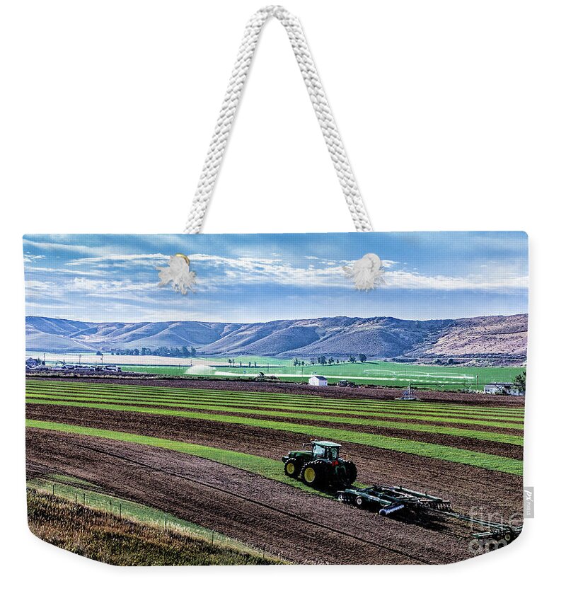 2016 Weekender Tote Bag featuring the photograph Farming in Pardise Agriculture Art by Kaylyn Franks by Kaylyn Franks