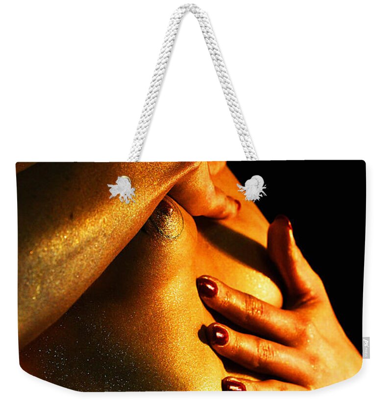 Artistic Photographs Weekender Tote Bag featuring the photograph Feel Me by Robert WK Clark