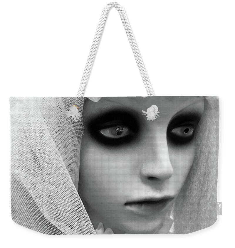 Ghost Weekender Tote Bag featuring the photograph Female Ghost Halloween Print - Dearly Departed Ghostly Female Soul - My Beloved by Kathy Fornal