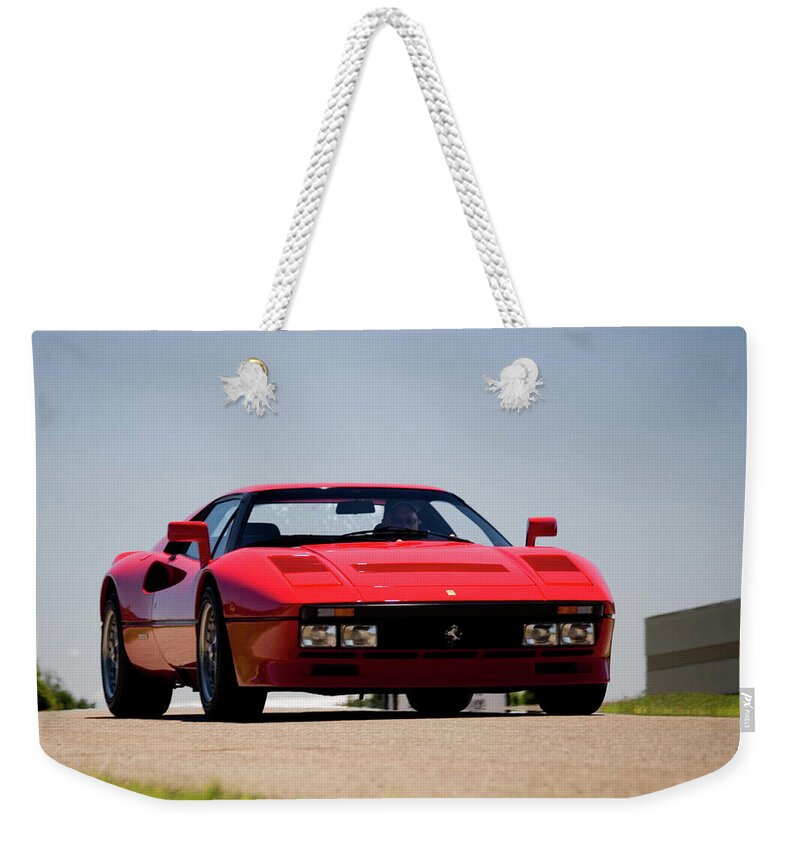 Ferrari Weekender Tote Bag featuring the digital art Ferrari by Maye Loeser