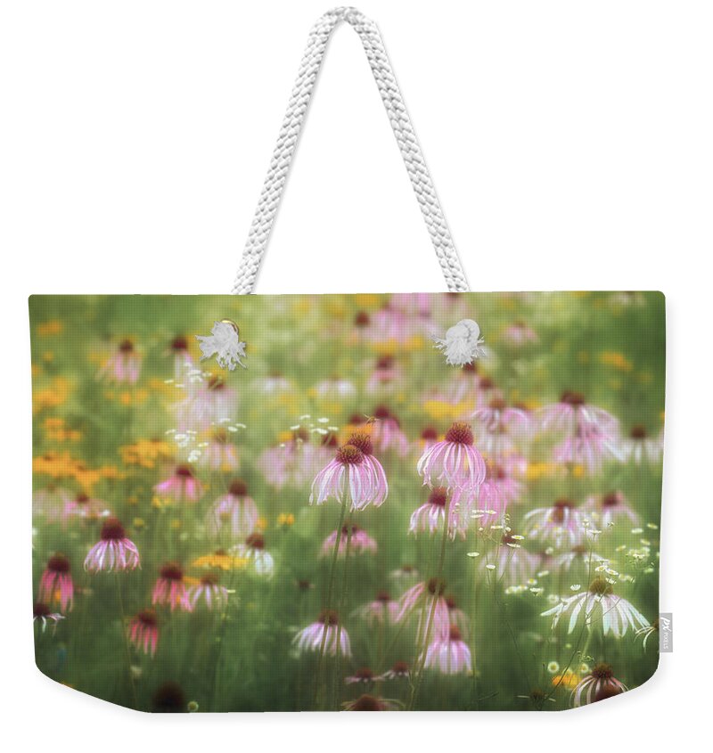  Weekender Tote Bag featuring the photograph Field of Coneflowers 5x6 by James Barber
