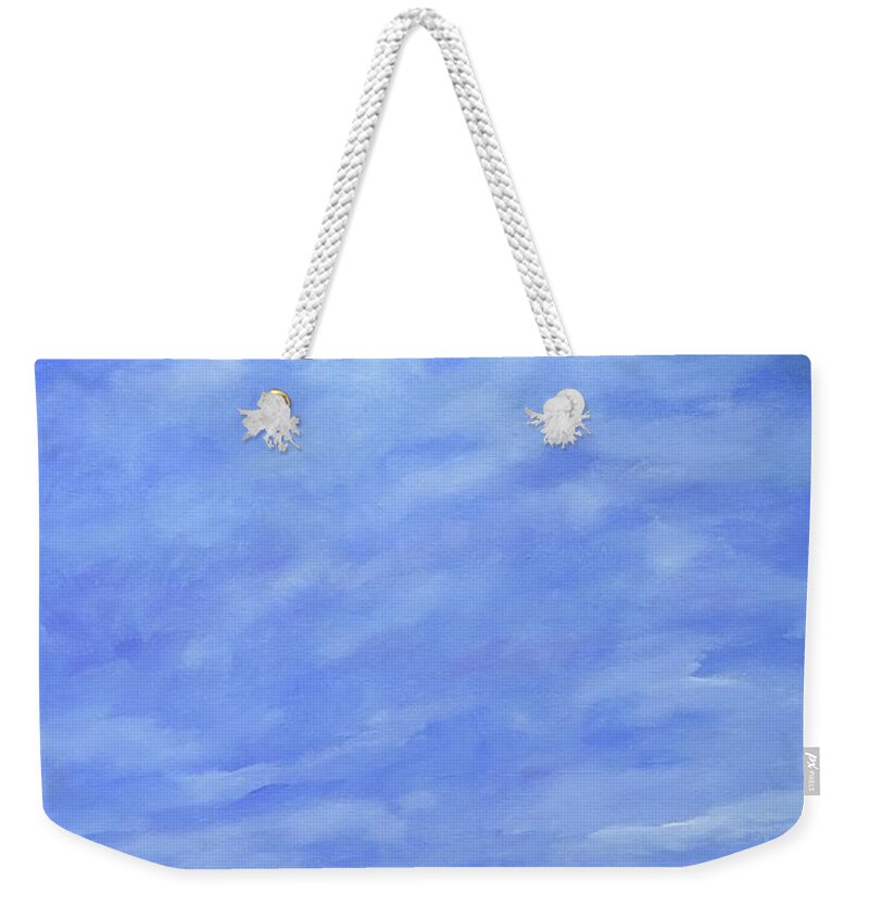 Jo Appleby Weekender Tote Bag featuring the painting Fields of Gold by Jo Appleby