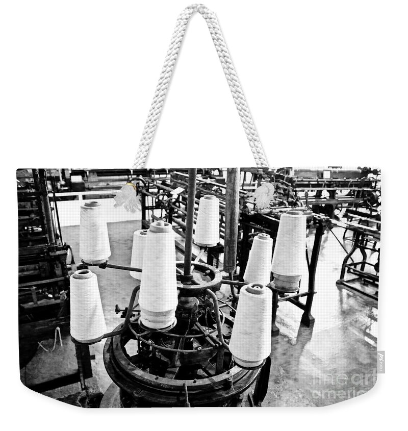 Industrial Weekender Tote Bag featuring the photograph Fine Rotation by Phil Cappiali Jr