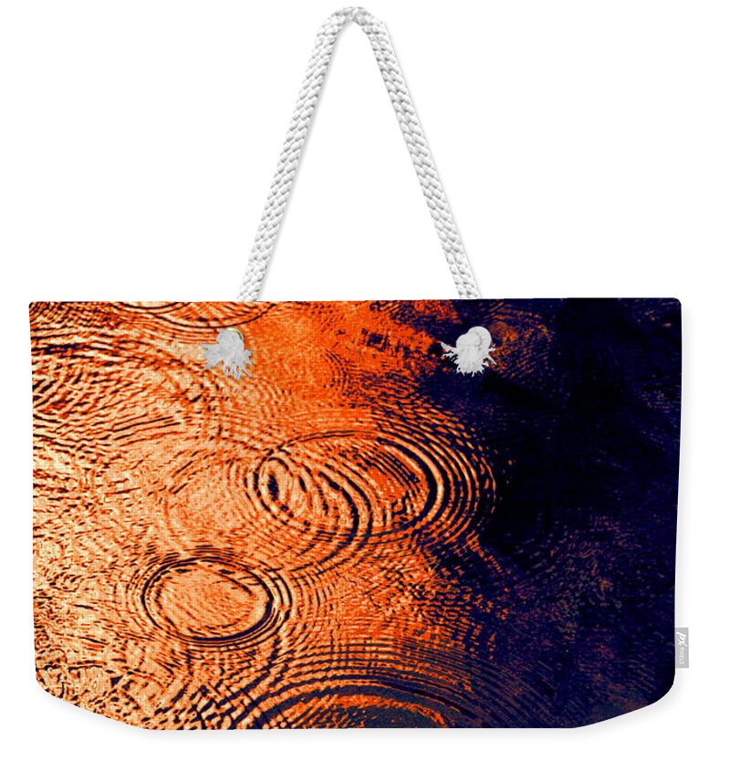 Water Weekender Tote Bag featuring the photograph Abstract Art Print #17 by Jacob Folger
