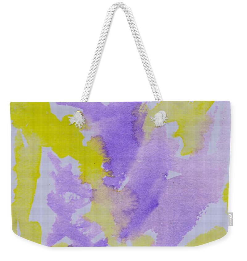 Watercolor Weekender Tote Bag featuring the painting First Watch by Marcy Brennan