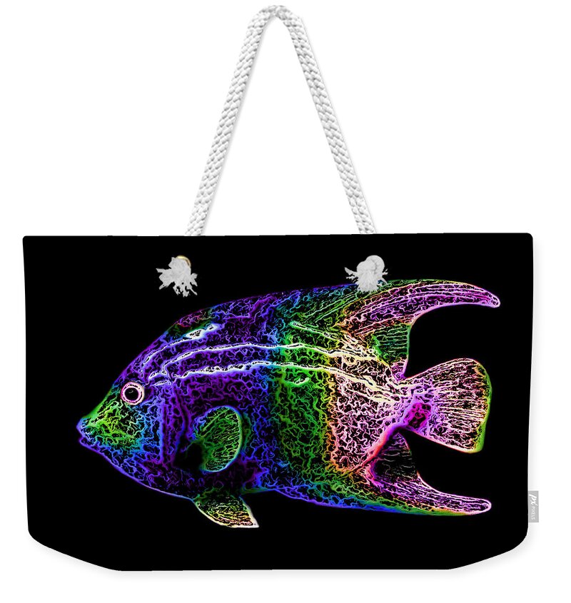 Landscape Weekender Tote Bag featuring the photograph Fish One by Morgan Carter