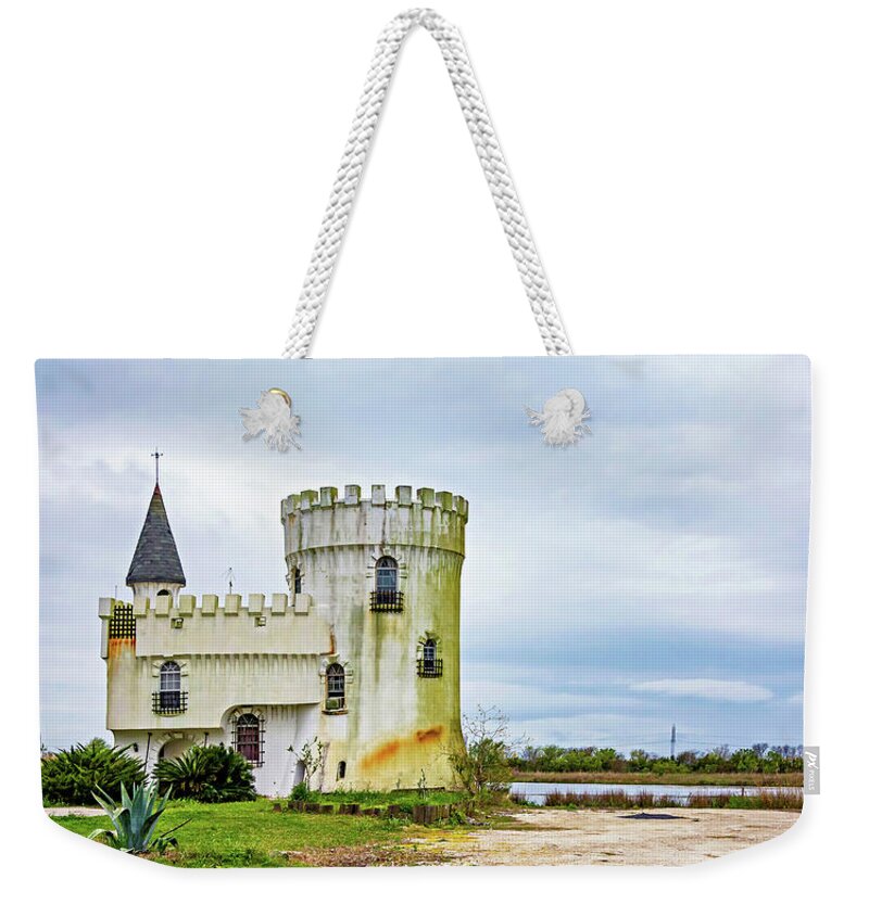 Gulf Weekender Tote Bag featuring the photograph Fishermans Castle - Chateau Villemarette by Steve Harrington