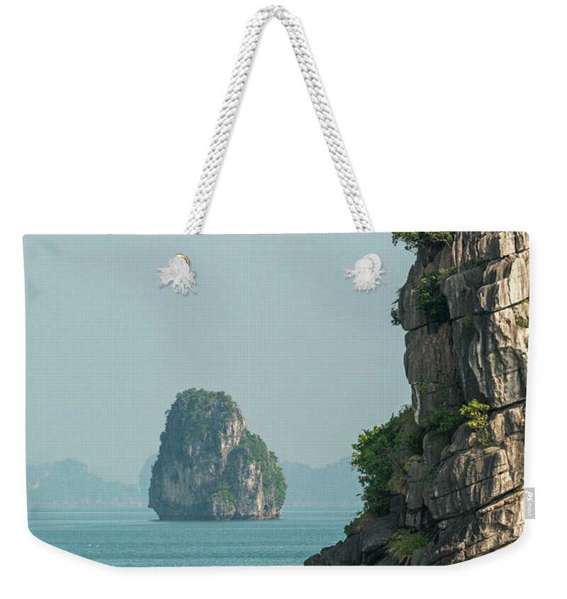 Landscape Weekender Tote Bag featuring the photograph Fishing Boat 2 by Werner Padarin