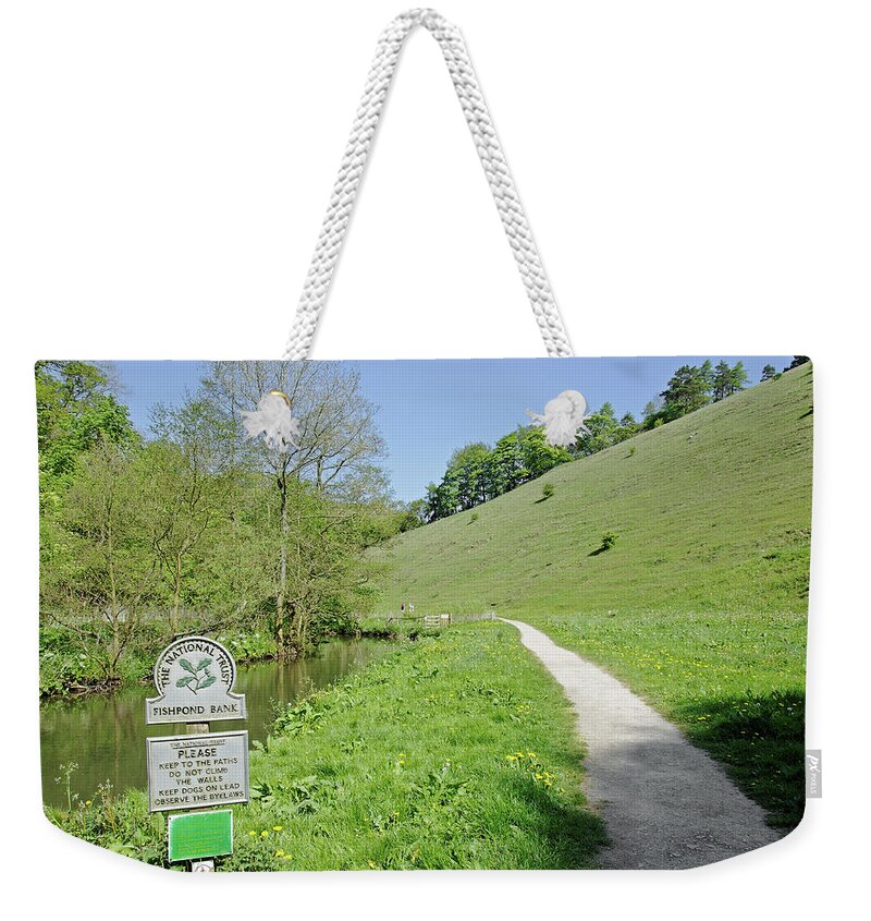 Europe Weekender Tote Bag featuring the photograph Fishpond Bank at Wolfscote Dale by Rod Johnson