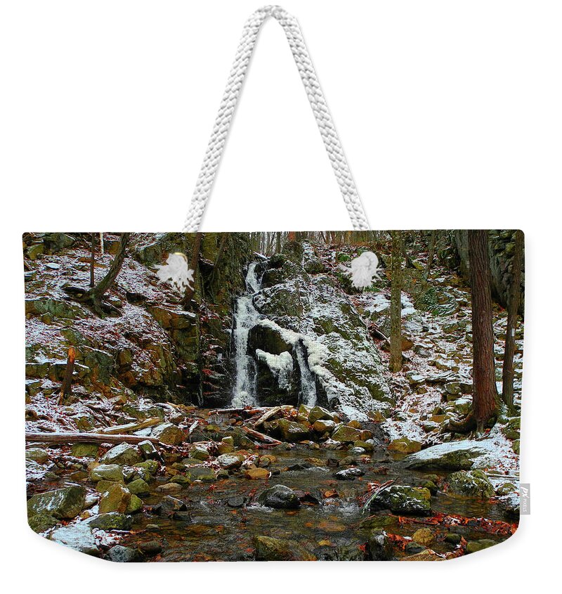 Fitzgerald Falls Is Along The Appalachian Trail 6 Weekender Tote Bag featuring the photograph Fitzgerald Falls is Along the Appalachian Trail 6 by Raymond Salani III