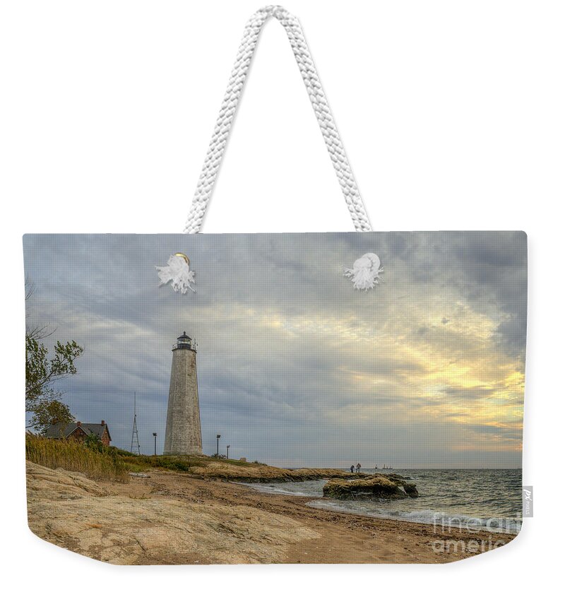 Hdr Weekender Tote Bag featuring the photograph Five Mile Point by Scott Wood