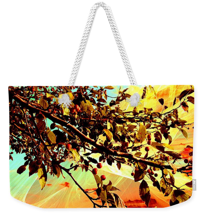 Flamboyant Weekender Tote Bag featuring the photograph Flamboyant Nature 2 by Shawna Rowe