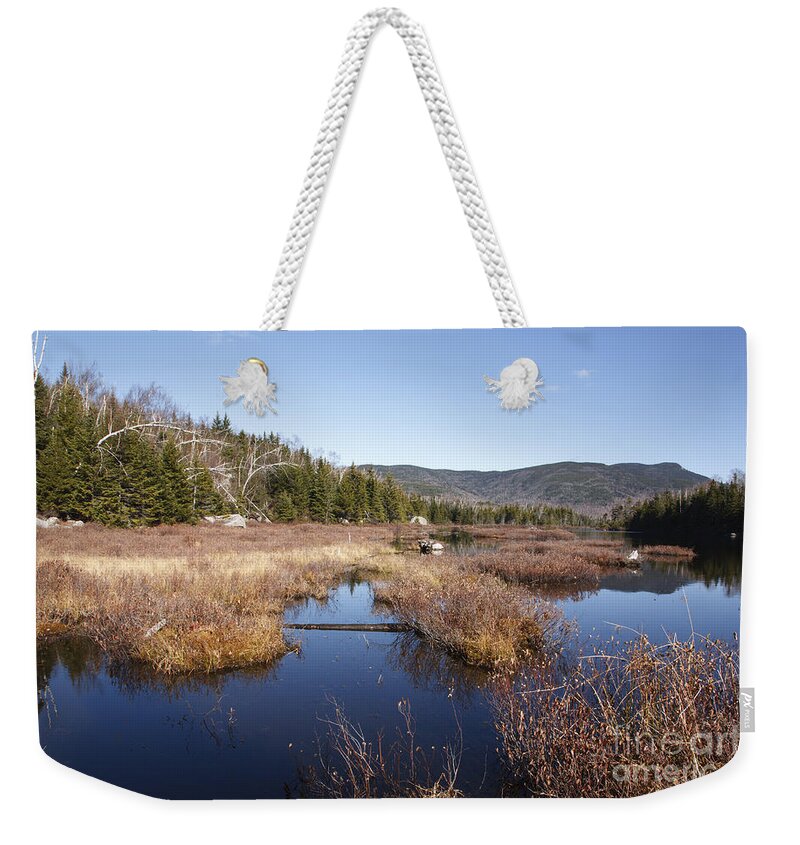 Pond Weekender Tote Bag featuring the photograph Flat Mountain Ponds - Sandwich Wilderness White Mountains NH by Erin Paul Donovan