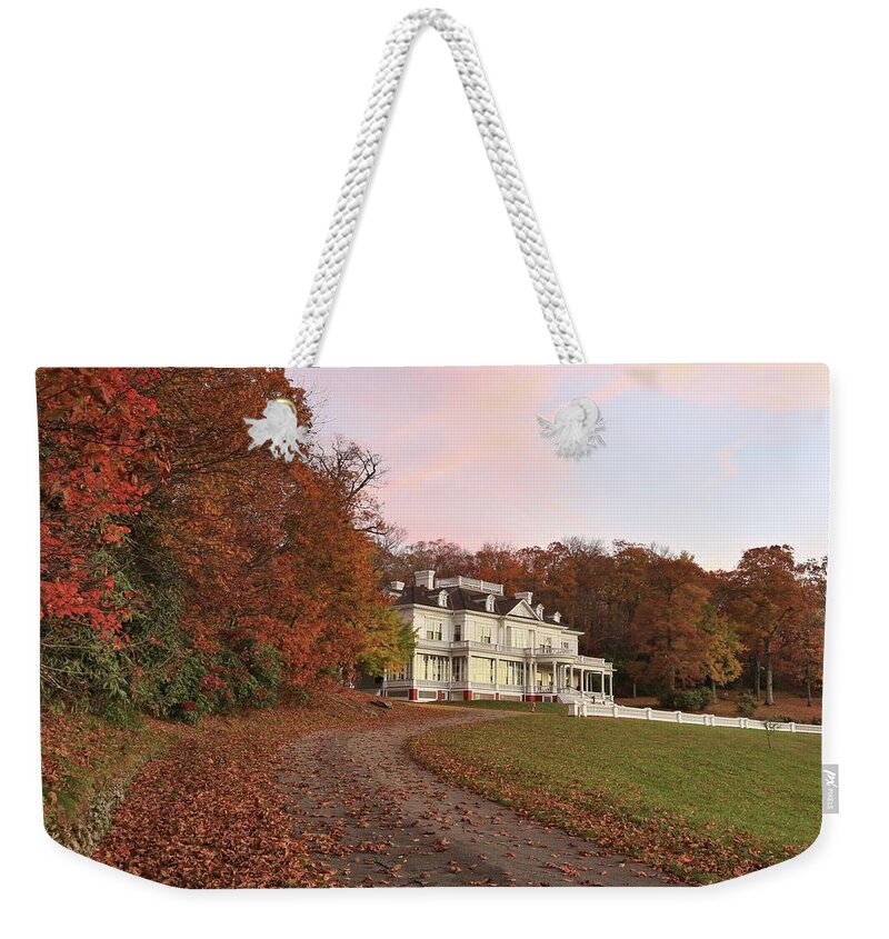 Photosbymch Weekender Tote Bag featuring the photograph Flat Top Manor at Sunrise by M C Hood