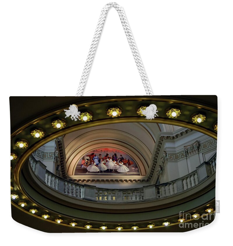 Oklahoma City Weekender Tote Bag featuring the photograph Flight of Spirit by Bob Phillips