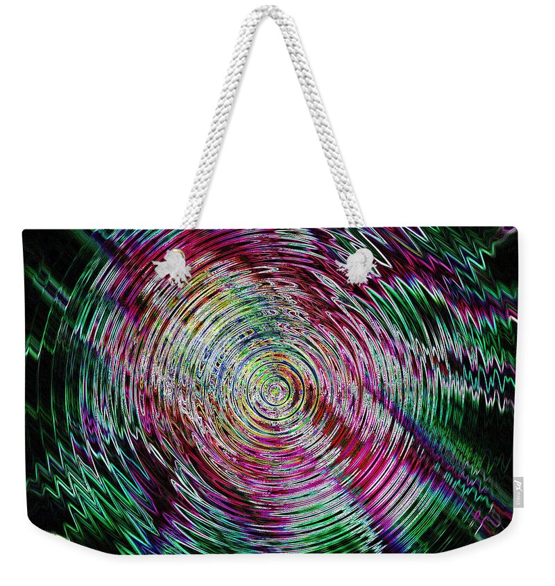Digital Art Weekender Tote Bag featuring the photograph Floral Abstract by Julia Stubbe