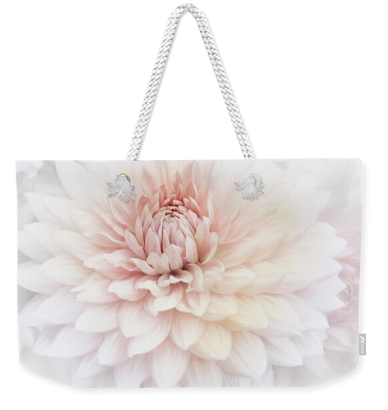 Flower Weekender Tote Bag featuring the photograph Floral Watercolor Background by Svetlana Foote