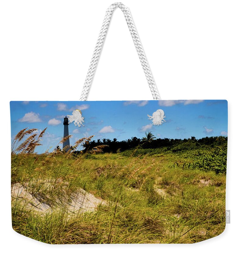 Florida Weekender Tote Bag featuring the photograph Florida Lighthouse by Kelly Wade