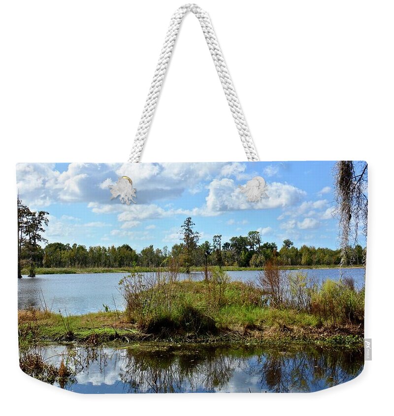Wetlands Weekender Tote Bag featuring the photograph Wetlands and Marsh by Carol Bradley