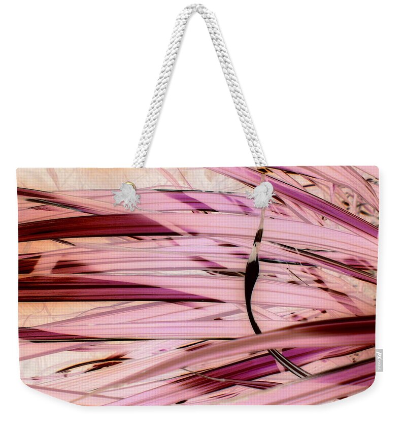 Purple Weekender Tote Bag featuring the photograph Flow by Andy Rhodes