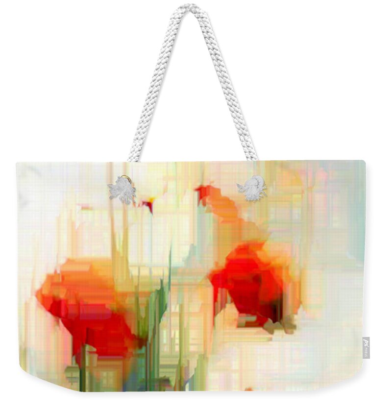 Art Weekender Tote Bag featuring the digital art Flower 9230 by Rafael Salazar
