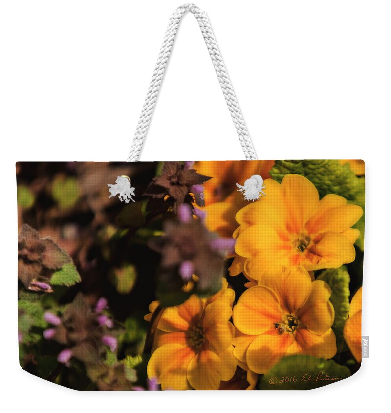 Heron Heaven Weekender Tote Bag featuring the photograph Flowers In Spring by Ed Peterson