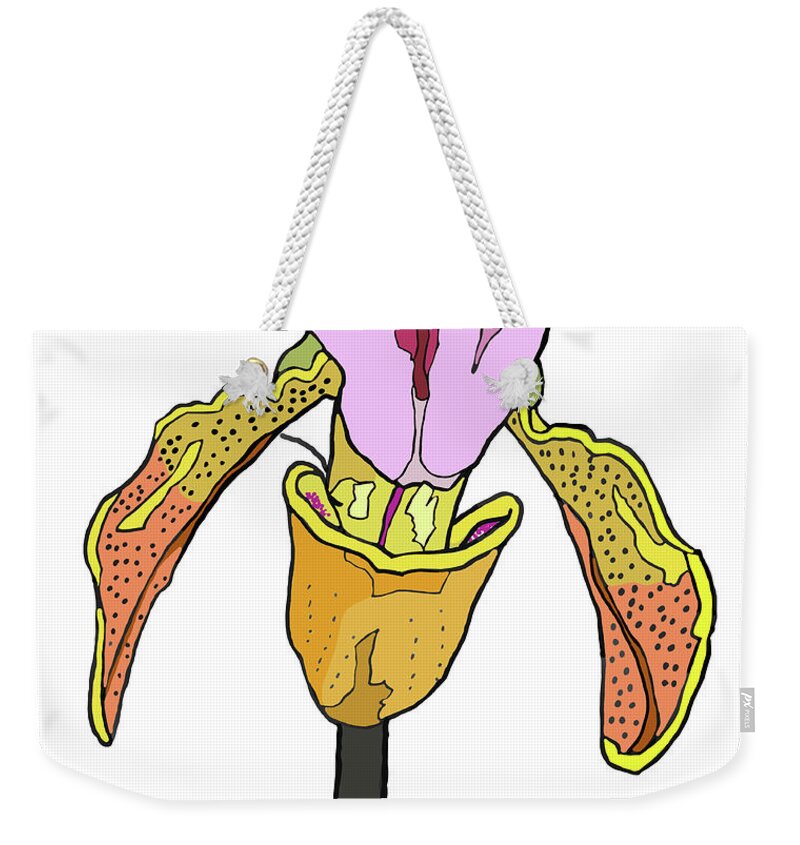 Flycatcher Weekender Tote Bag featuring the painting Fly Catcher by Jamie Downs