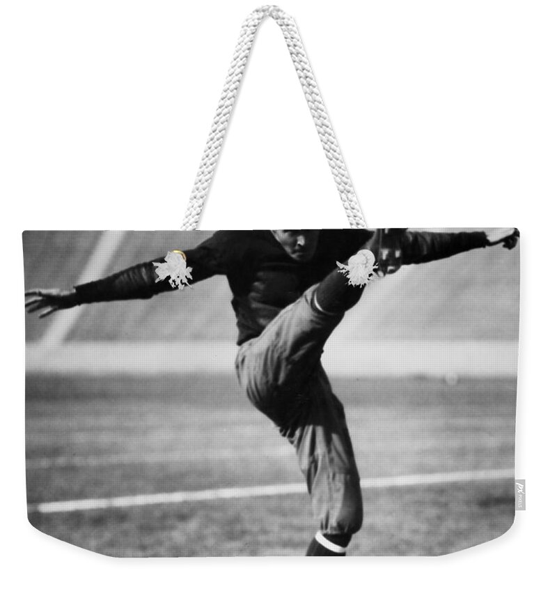 20th Century Weekender Tote Bag featuring the photograph FOOTBALL, 20th CENTURY by Granger