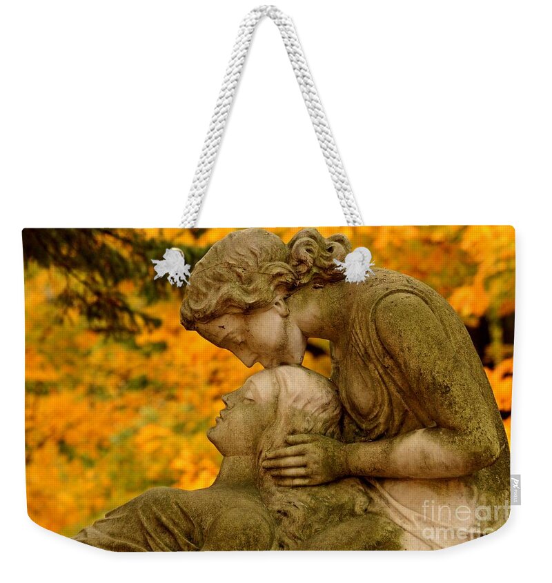 Cemetery Weekender Tote Bag featuring the photograph For always and ever by Heather King
